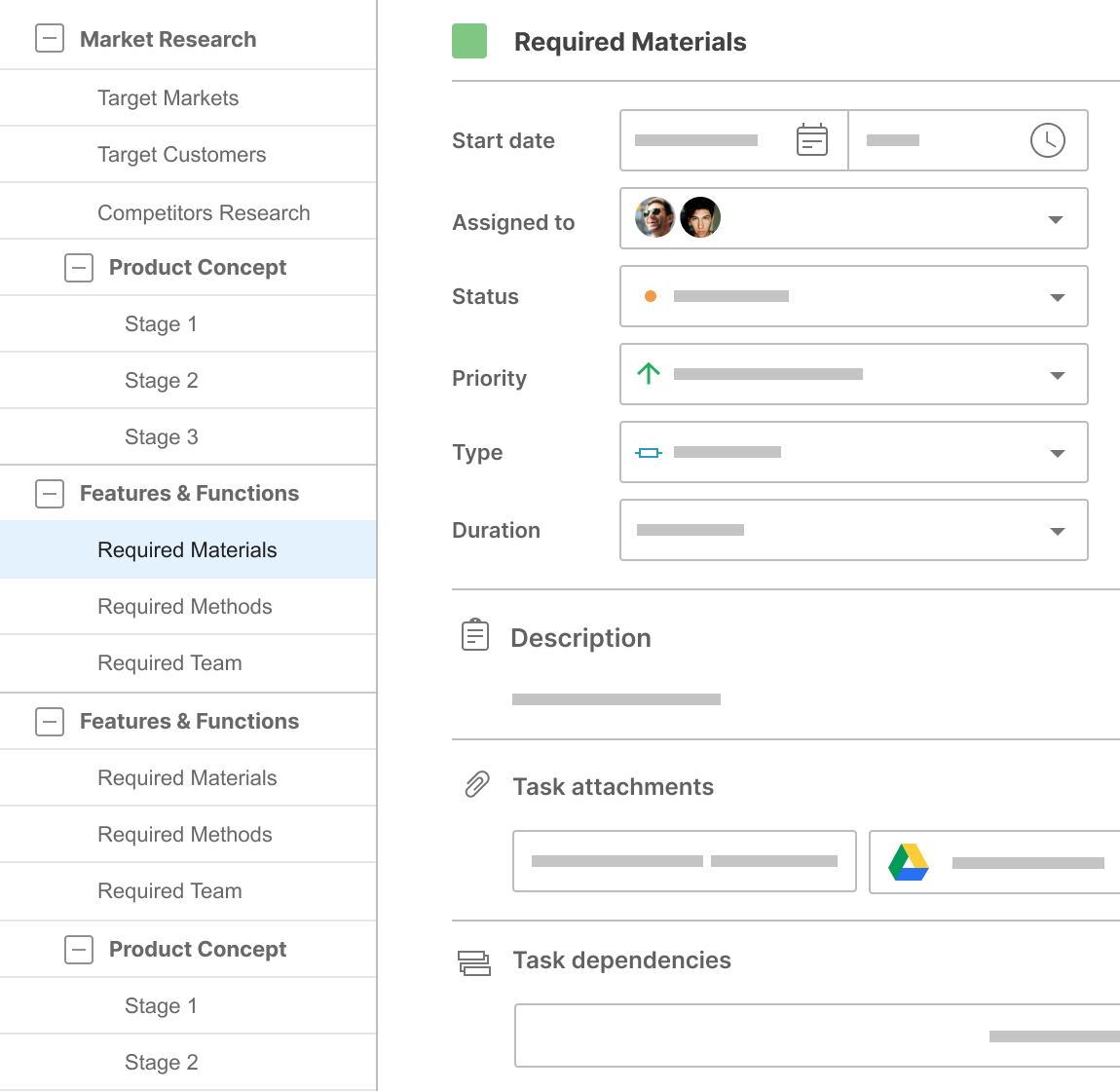 task management in gantt project planner : research task management in undefined : research